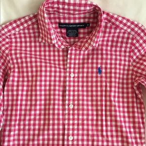 Ralph Lauren Sport, Red & White checkered top